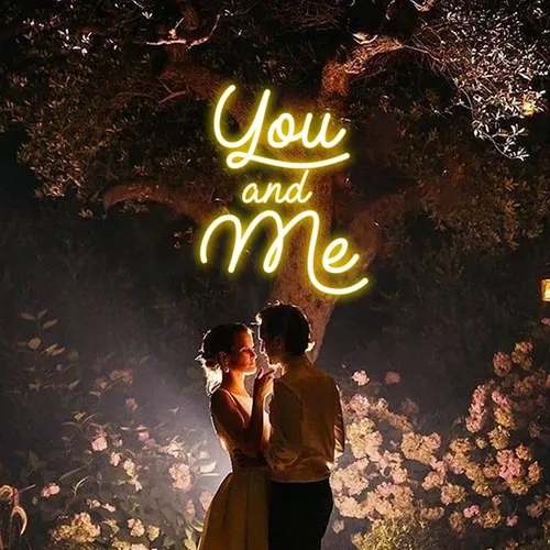 You And Me Neon Sign - Custom Promo Now - UK