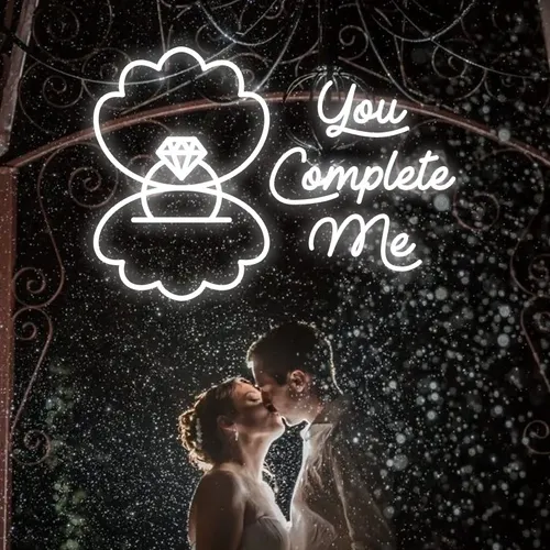 You Complete Me Neon Sign - Custom Promo Now - UK