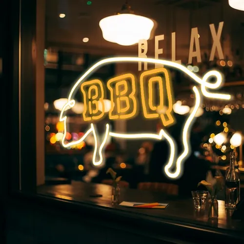 BBQ Neon Sign - Custom Promo Now - UK