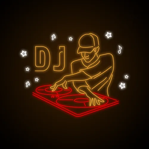 DJ Neon Sign - Custom Promo Now - UK