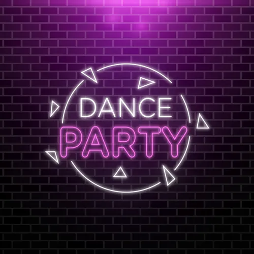 Dance Party Neon Sign - Custom Promo Now - UK