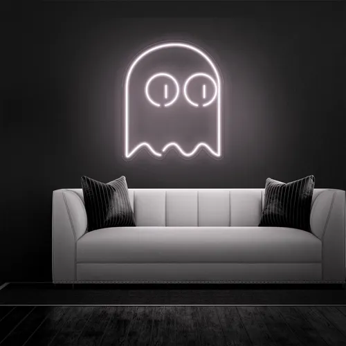 Ghost Neon Sign - Custom Promo Now - UK