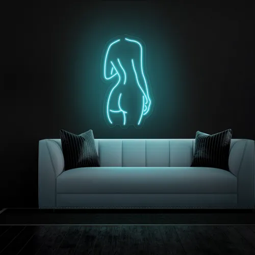 Sexy Silhouette Neon Sign - Custom Promo Now - UK