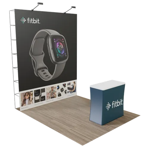 Custom Pop Up Trade Show Display 8' x 8' (ft) - Custom Promo Now - UK
