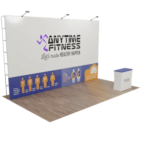 Custom Pop Up Trade Show Display 20' x 10' - Custom Promo Now - UK