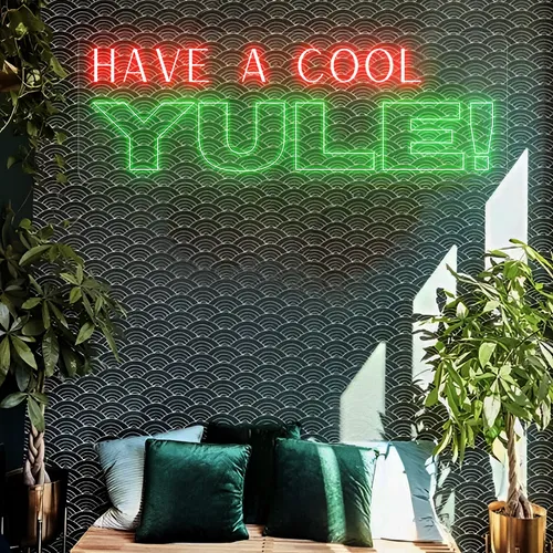 Have a Cool Yule! Neon Sign - Custom Promo Now - UK