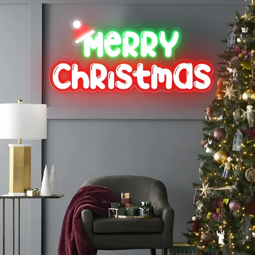 Merry Christmas Neon Sign - Custom Promo Now - UK