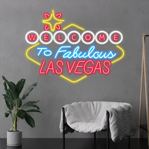 Welcome to Fabulous Las Vegas Neon Sign - Custom Promo Now - UK