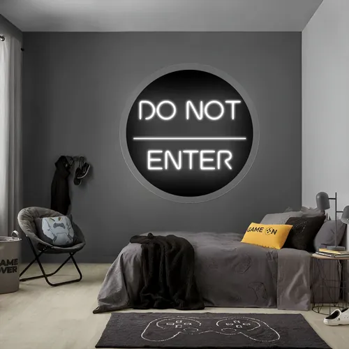 Do Not Enter Neon Sign - Custom Promo Now - UK