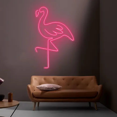 Flamingo Neon Light - Custom Promo Now - UK
