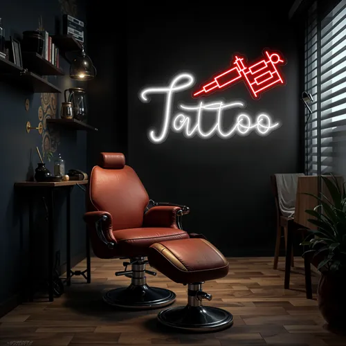 Tattoo Neon Sign - Custom Promo Now - UK