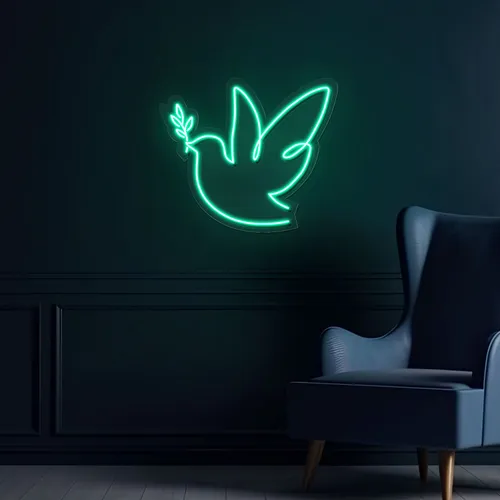 Bird Neon Sign - Custom Promo Now - UK