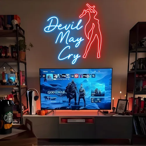 Devil May Cry Neon Sign - Custom Promo Now - UK
