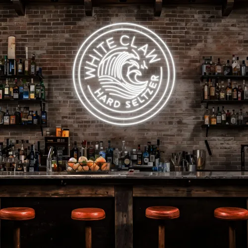 White Claw Neon Sign - Custom Promo Now - UK