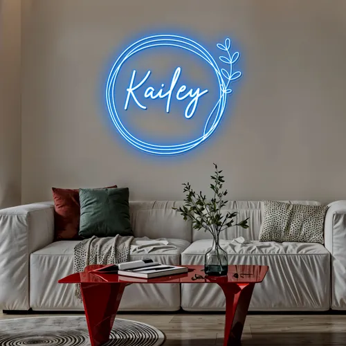 Boho Kailey Name Neon Sign - Custom Promo Now - UK