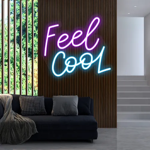 Feel Cool Neon Sign - Custom Promo Now - UK