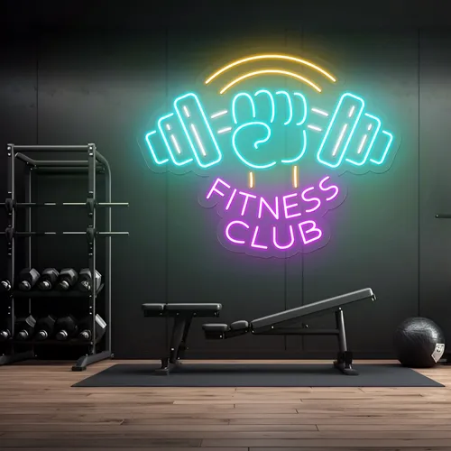 Barbell Neon Signs - Custom Promo Now - UK
