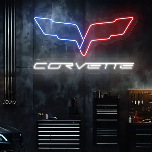 Corvette Neon Signs - Custom Promo Now - UK
