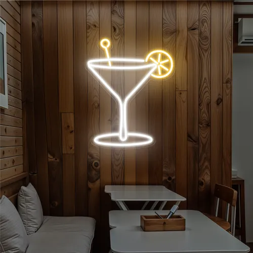 Glow Glass Neon Sign - Custom Promo Now - UK
