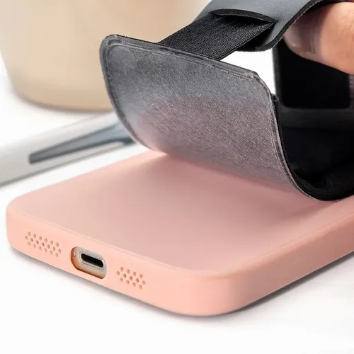 Leather Phone Wallet with Hand Grip - Custom Promo Now - UK