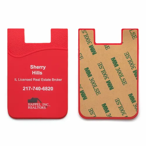 Silicone Phone Wallet Card Holder - Custom Promo Now - UK