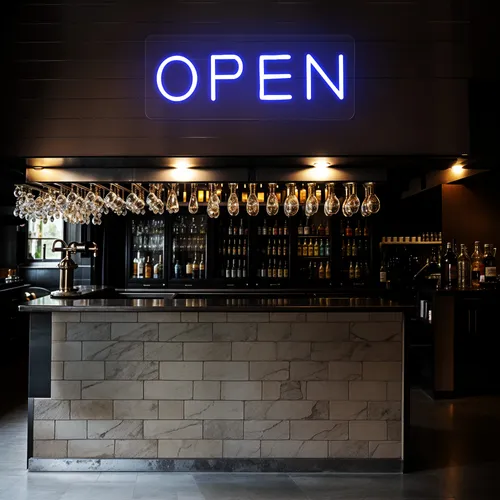 Mini Open Neon Sign - Custom Promo Now - UK
