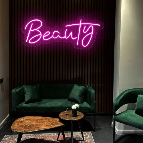Beauty Neon Sign - Custom Promo Now - UK