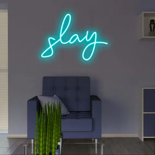 Slay Neon Sign - Custom Promo Now - UK
