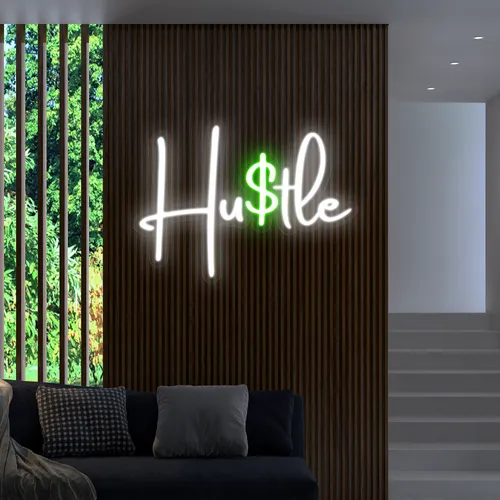 Hustle Neon Signs - Custom Promo Now - UK
