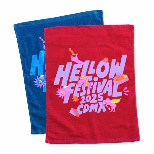 Custom Rally & Festival Towel - Custom Promo Now - UK