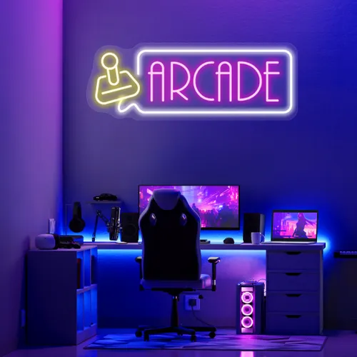 Custom Arcade Neon Signs - Custom Promo Now - UK