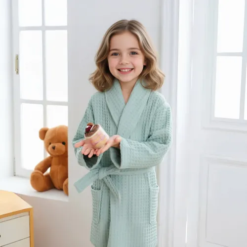 Custom Kids Waffle Robes - Custom Promo Now - UK
