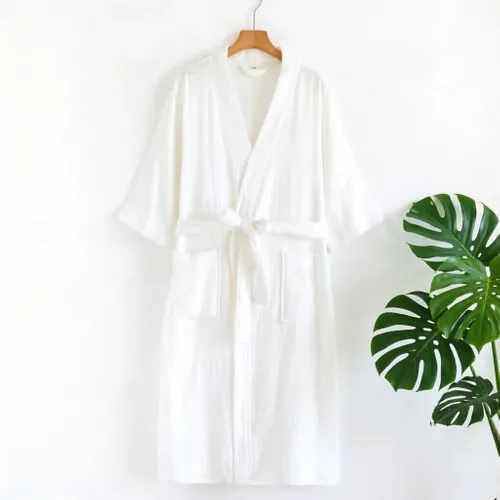 4 Layer Gauze Cotton Bathrobes - Custom Promo Now - UK