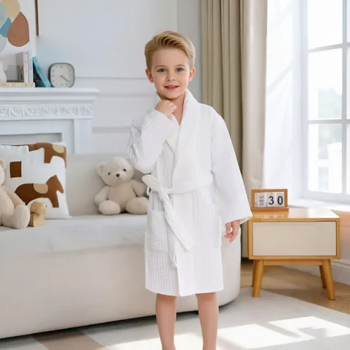Custom Kids Waffle Robes - Custom Promo Now - UK
