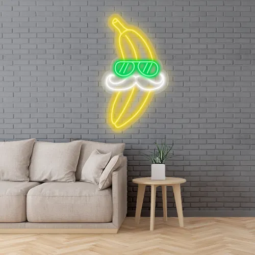 Custom Banana Neon Signs - Custom Promo Now - UK