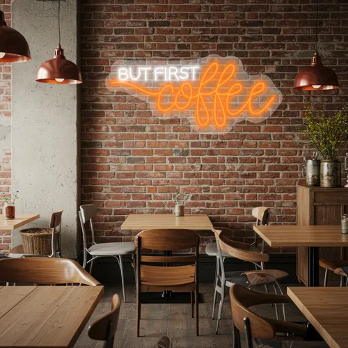 Custom Neon Cafe Signs - Custom Promo Now - UK