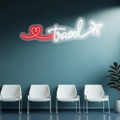Custom Airplane Neon Signs - Custom Promo Now - UK