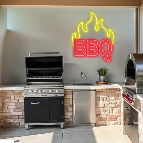 Custom Neon Barbecue Signs - Custom Promo Now - UK