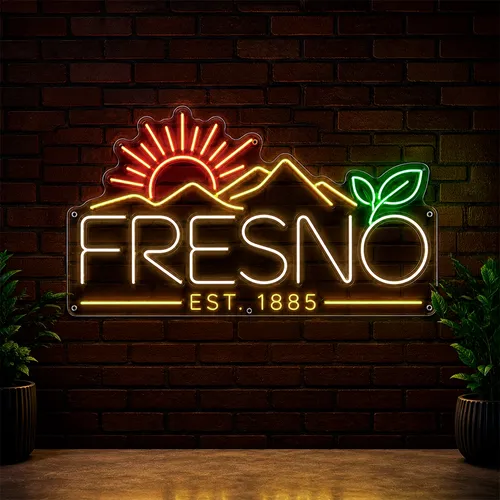 Custom Commercial Neon Signs Fresno - Custom Promo Now - UK
