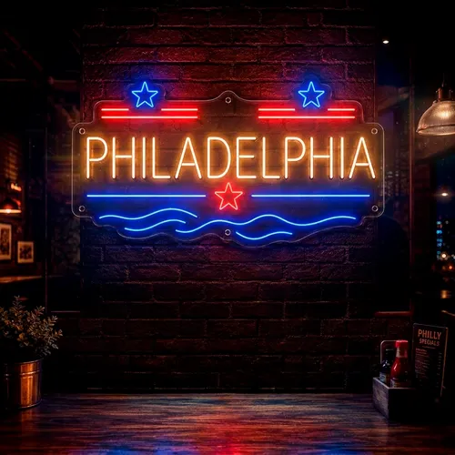 Custom Neon Signs Philadelphia - Custom Promo Now - UK