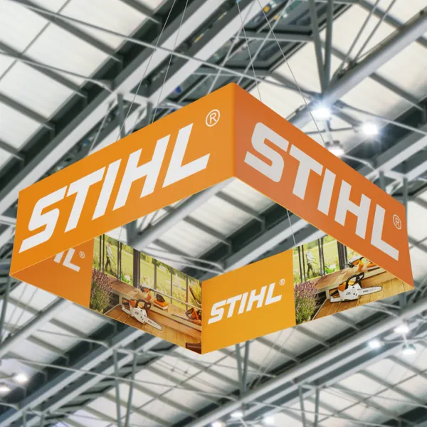 Trade Show Hanging Sign - Custom Promo Now - UK