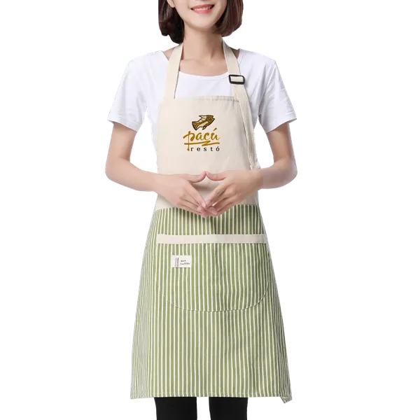 Apron with Happy Bear Patch - Custom Promo Now - UK