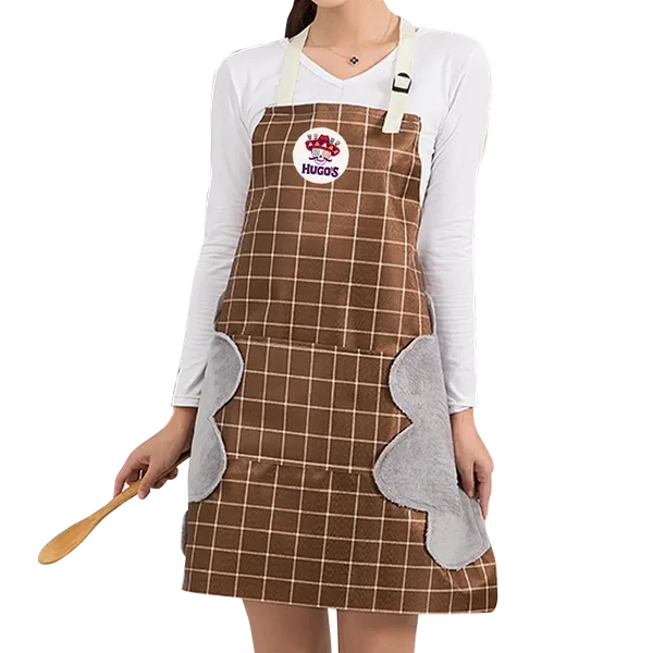 Striped Plaid Hand Wiping Apron - Custom Promo Now - UK