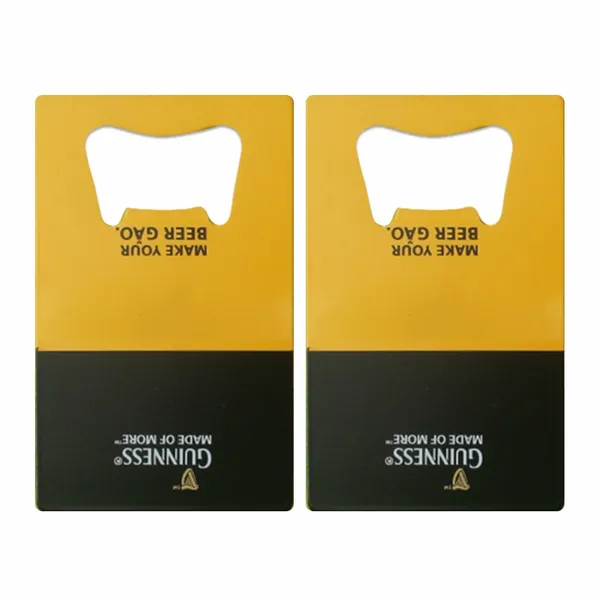 Two-Tone Card Bottle Opener - Custom Promo Now - UK