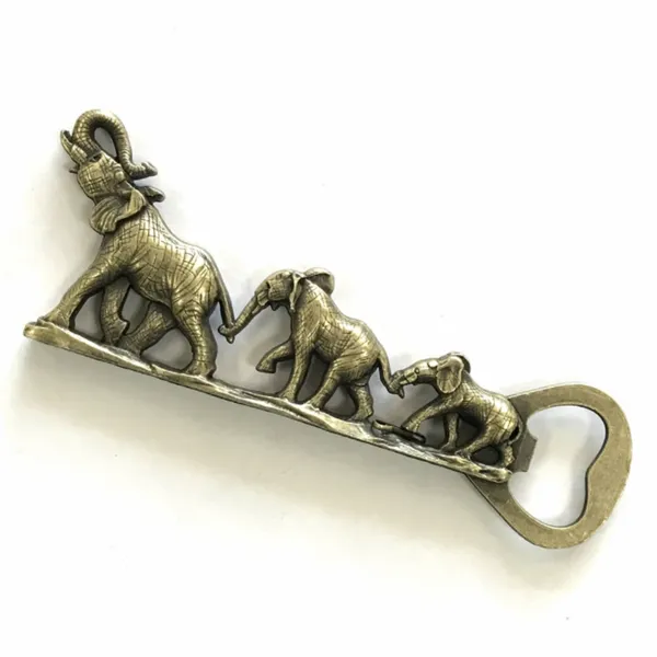 3D Elephants Bottle Opener - Custom Promo Now - UK