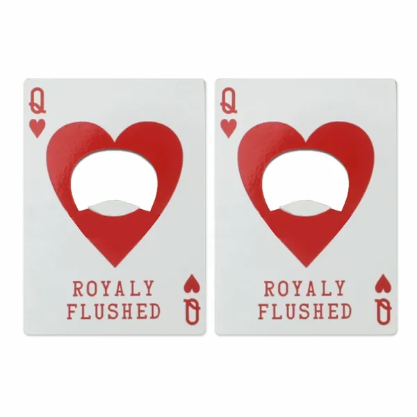 Queen of Hearts Bottle Opener - Custom Promo Now - UK