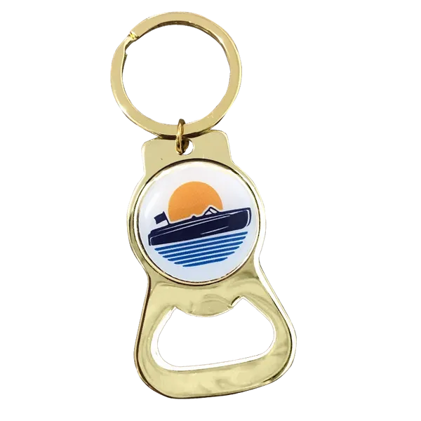 Gold Alloy Bottle Opener - Custom Promo Now - UK