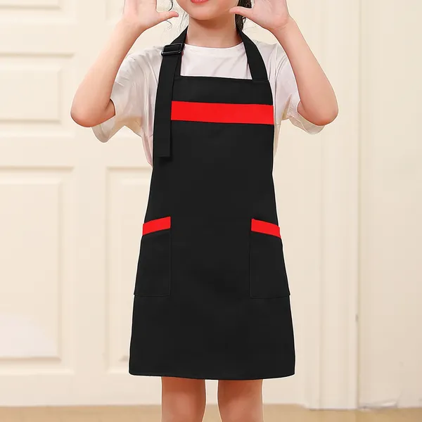Kids Tiny Cotton Neck Strap Apron - Custom Promo Now - UK