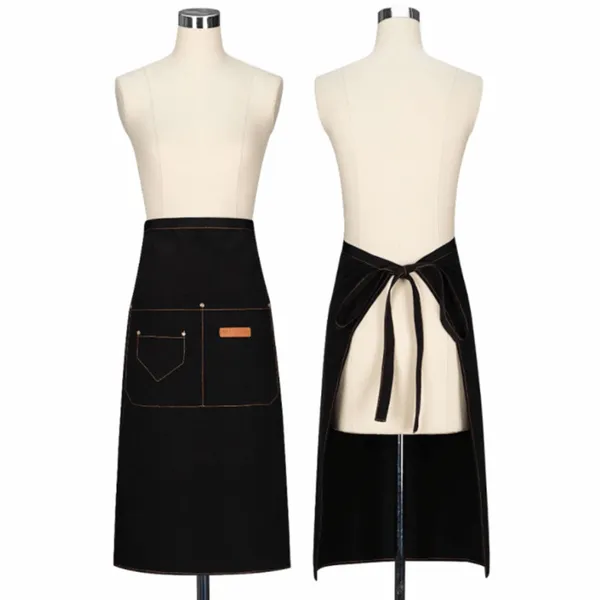 Lengthy Mid-Waist Denim Apron - Custom Promo Now - UK