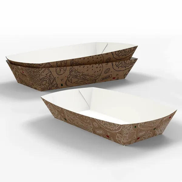 Paper Food Tray - Custom Promo Now - UK